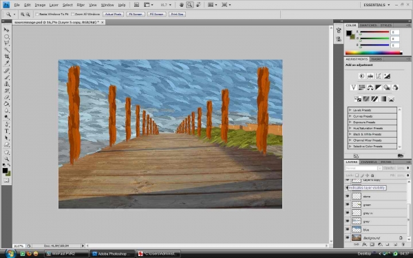 Creation of Bridge-Van Gogh: Step 5